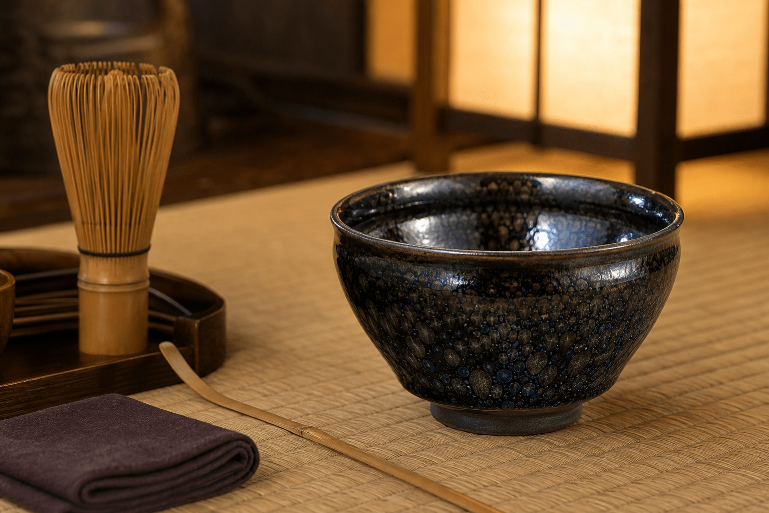 Handmade Tenmoku Tea Bowl: Japanese Artisan Journey & Song Legacy