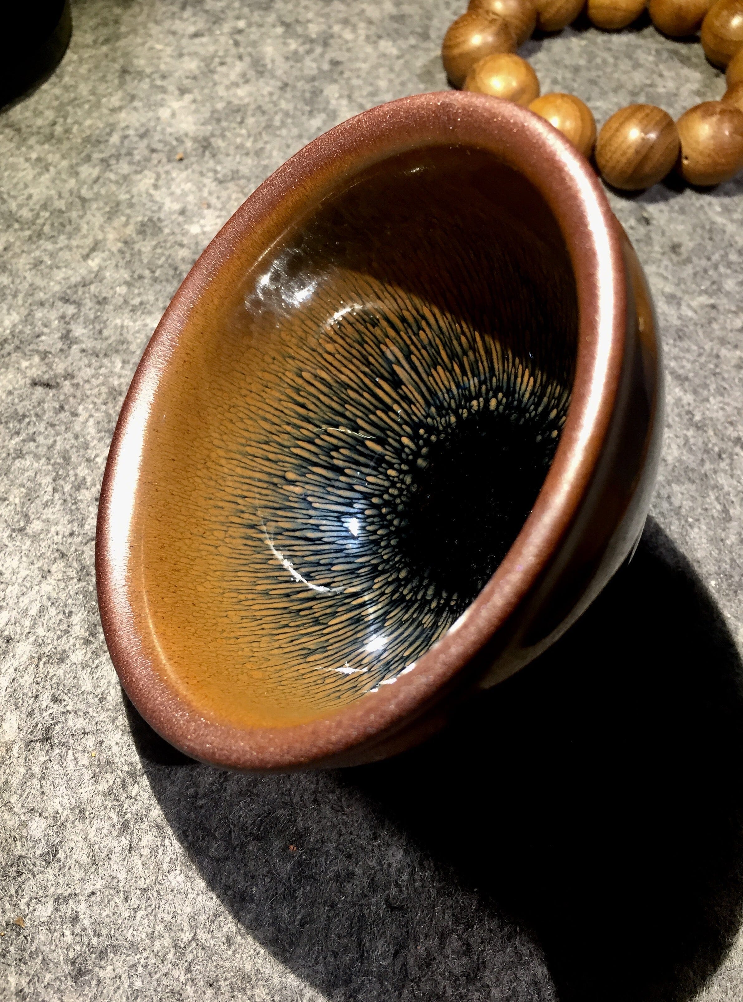 Illustrated Explanation of Tenmoku's 5 Glaze Colors in Kiln Transformation