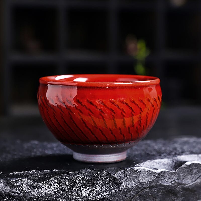 Blood Tea Cup Tenmokus