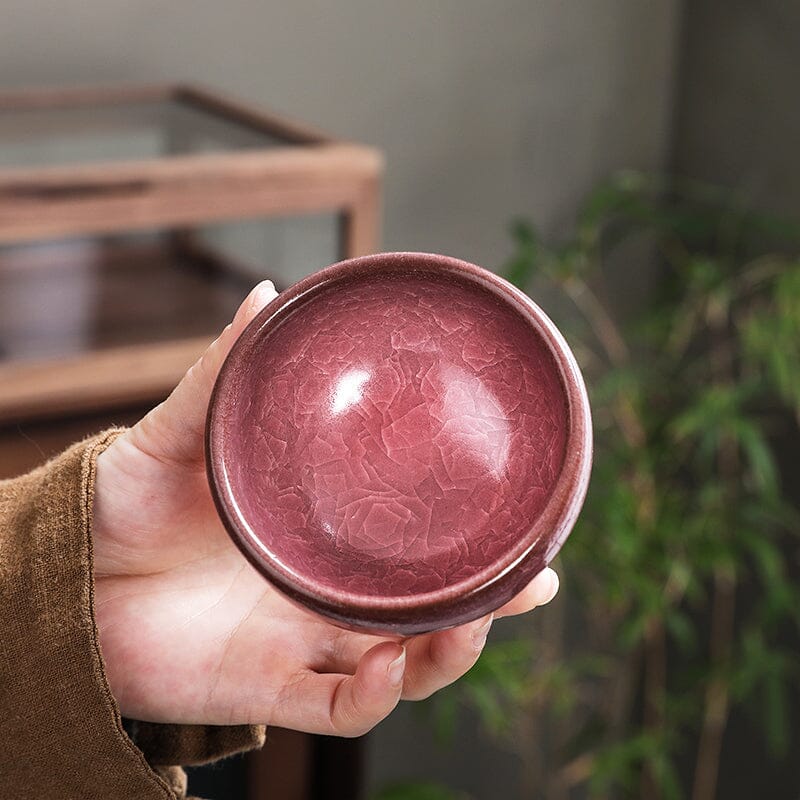 Blush Tea Cup Tenmokus
