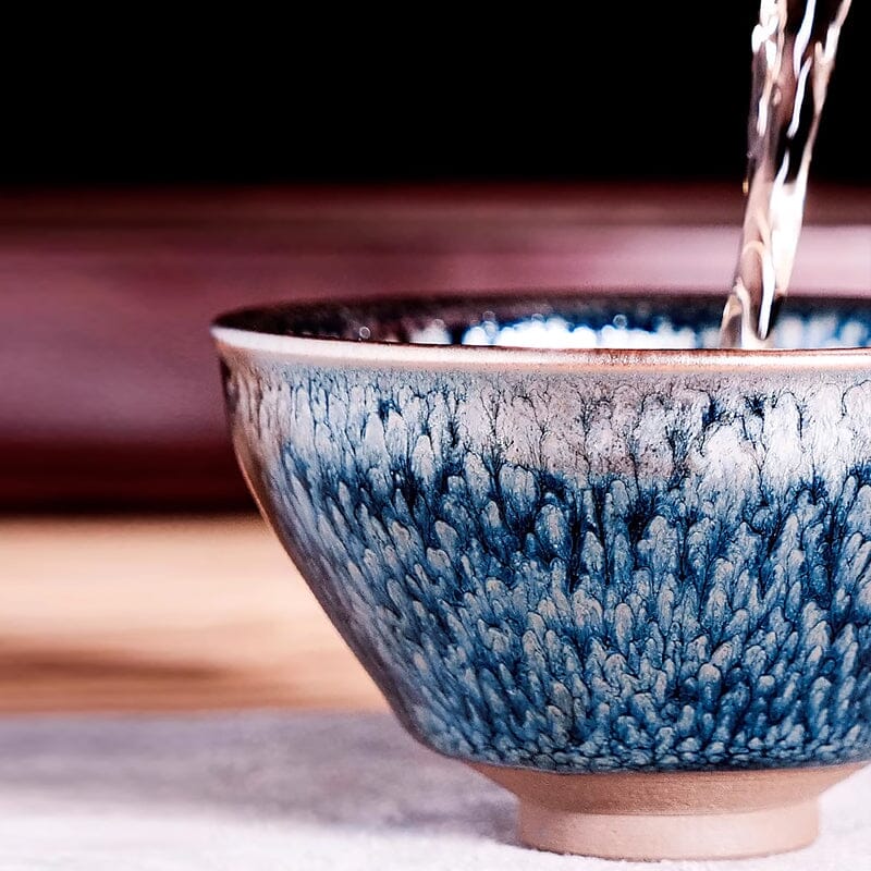 Glacier Tea Cup Tenmokus