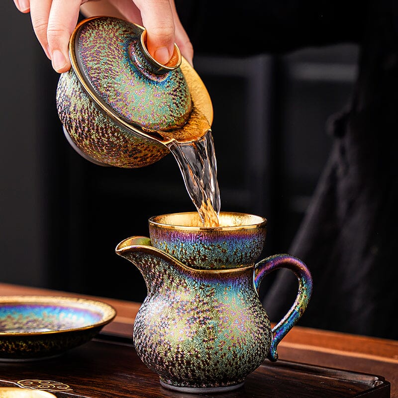 Golden Magic Tea Set Tea Set Tenmokus
