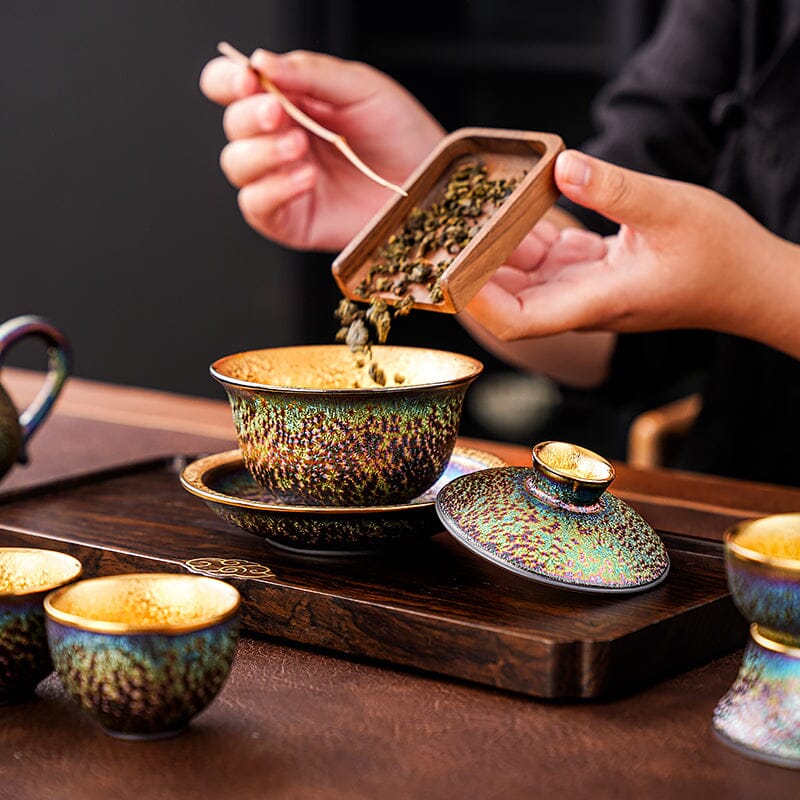 Golden Magic Tea Set Tea Set Tenmokus