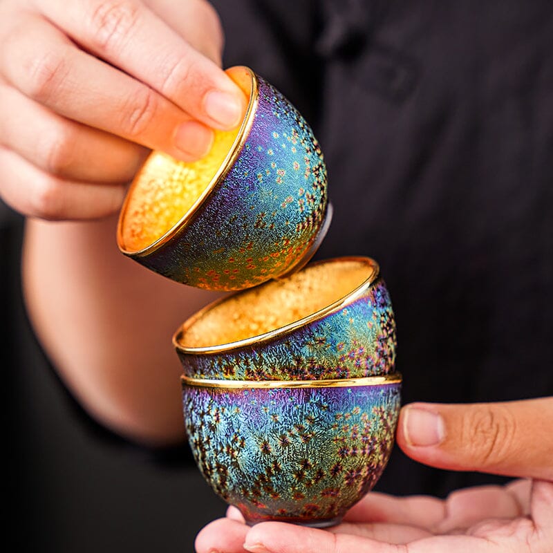 Golden Magic Tea Set Tea Set Tenmokus