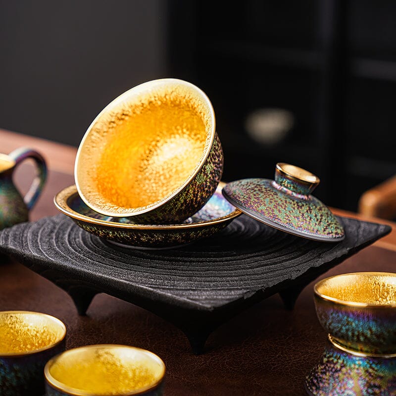Golden Magic Tea Set Tea Set Tenmokus