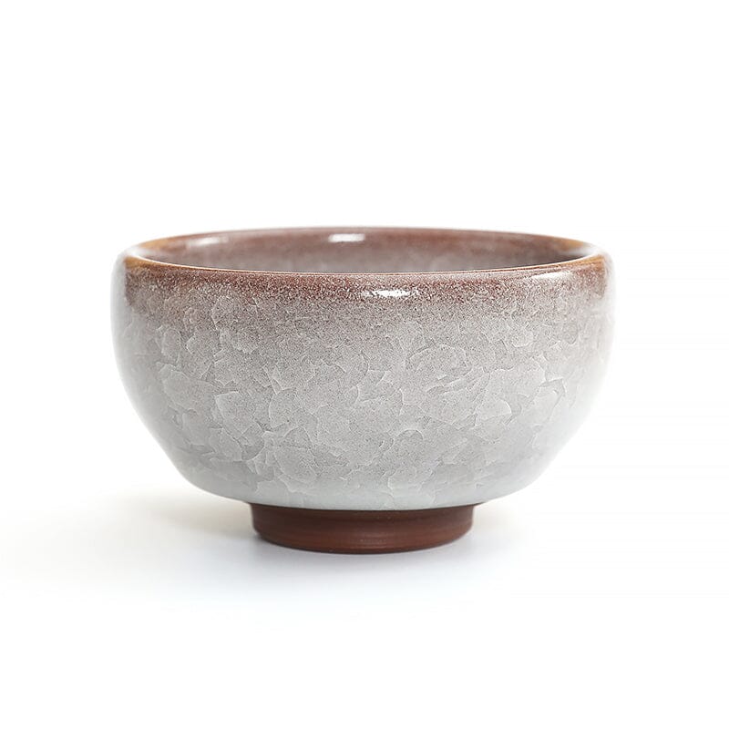 Ivory Rift Tea Cup Tenmokus