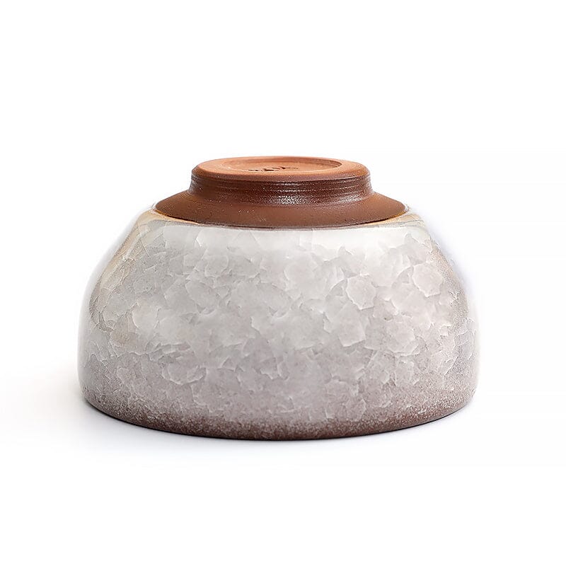 Ivory Rift Tea Cup Tenmokus