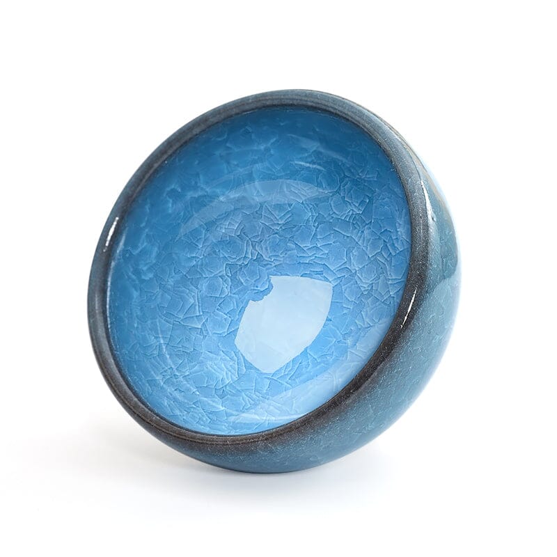 Lake Blue Tea Cup Tenmokus