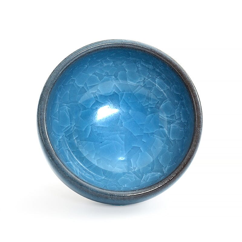 Lake Blue Tea Cup Tenmokus
