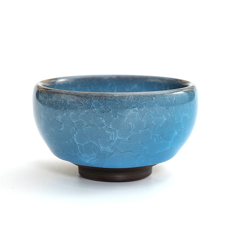 Lake Blue Tea Cup Tenmokus