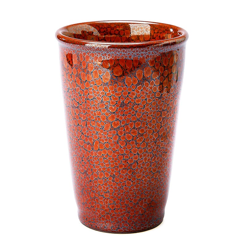 Orange Beer Cups Tenmokus