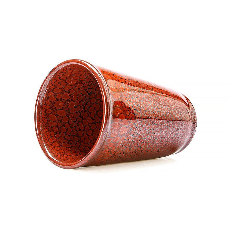 Orange Beer Cups Tenmokus