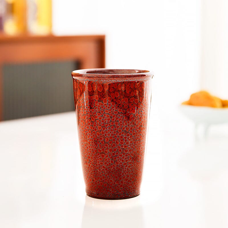 Orange Beer Cups Tenmokus