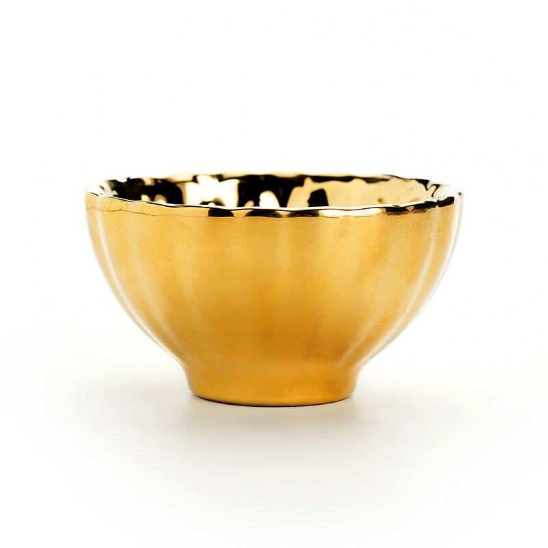Vivid Gold Tea Cup Tenmokus