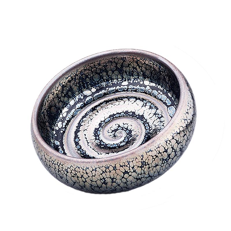 Swirl Tea Cup Tenmokus