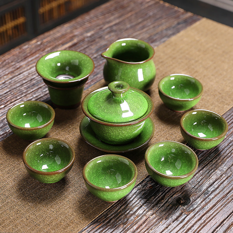 Emerald Tea Set Tea Set Tenmokus