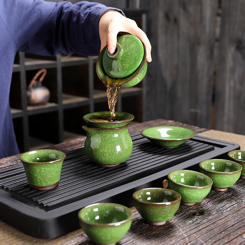 Emerald Tea Set Tea Set Tenmokus