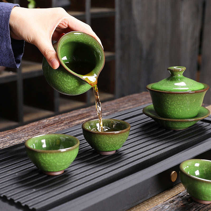Emerald Tea Set Tea Set Tenmokus