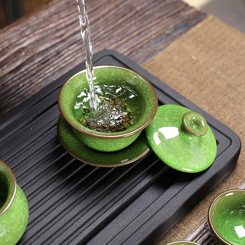 Emerald Tea Set Tea Set Tenmokus