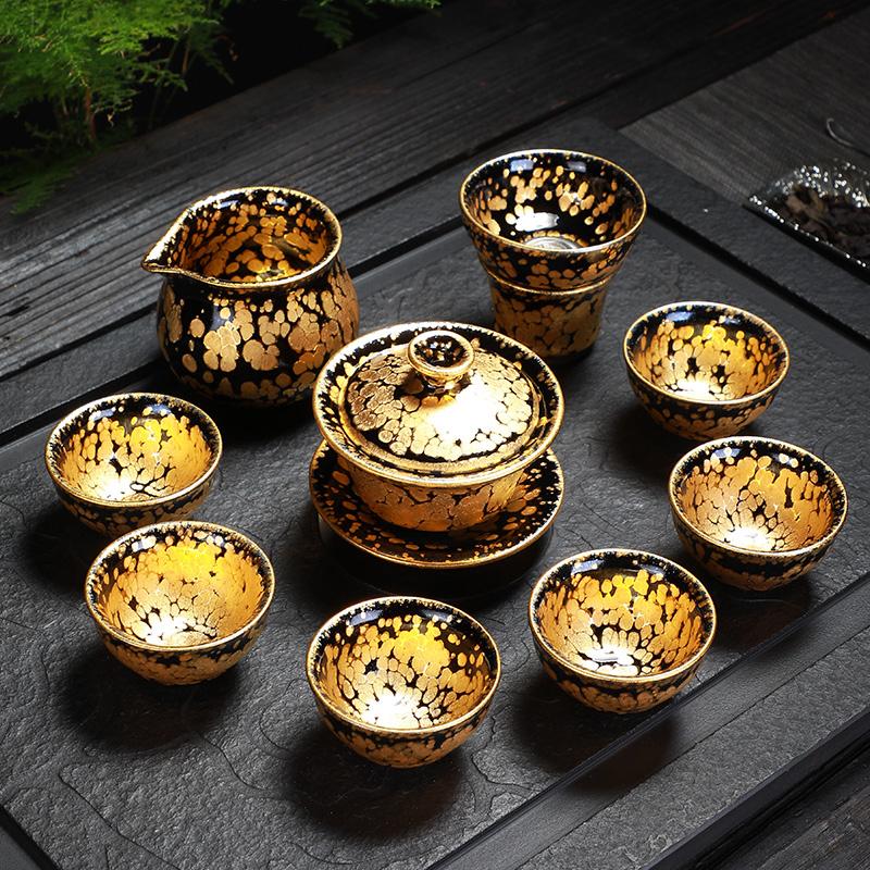 Gold Tea Set Tea Set Tenmokus