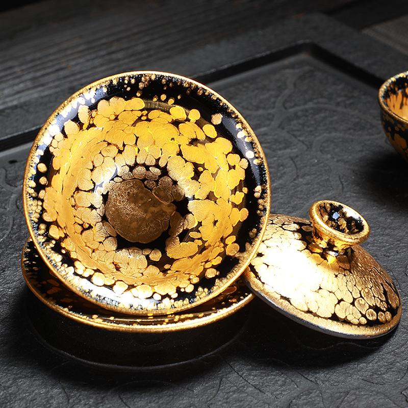 Gold Tea Set Tea Set Tenmokus
