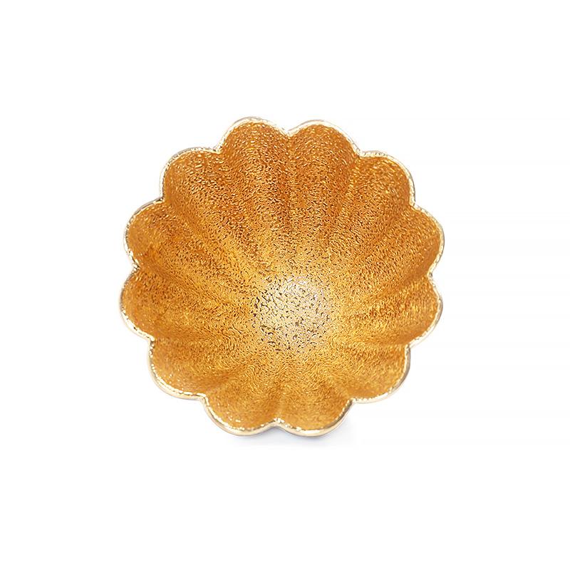 Golden Flower Tea Cup Tenmokus