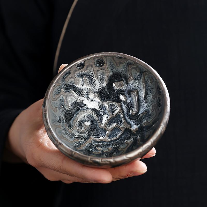 Oni Tea Cup Tenmokus