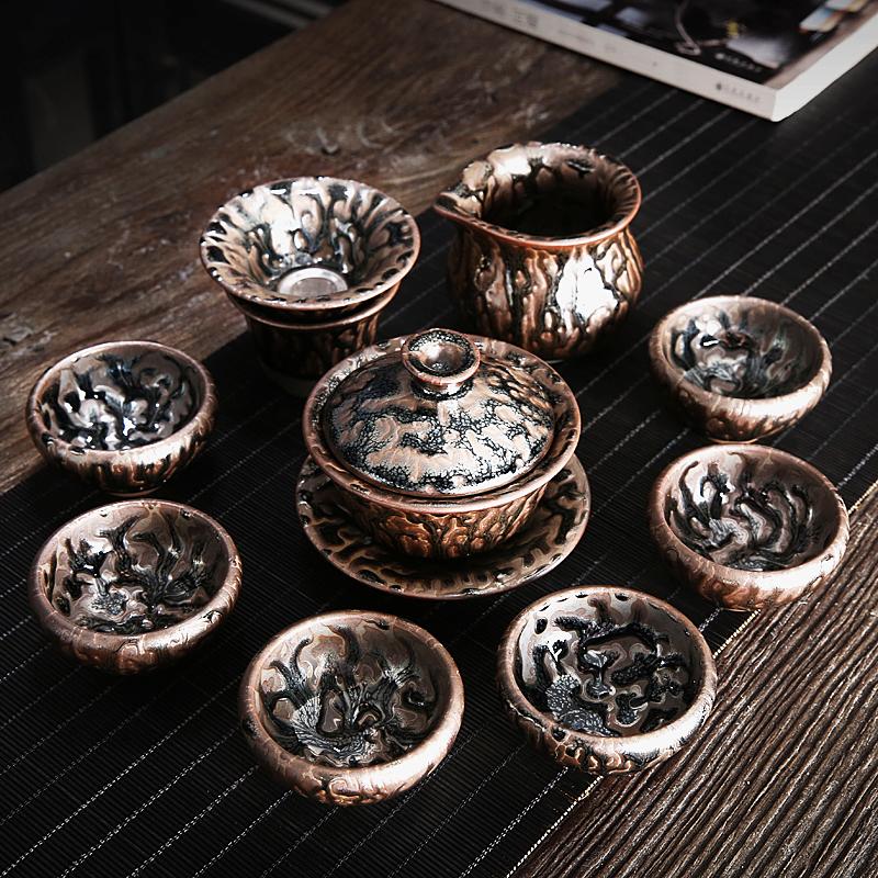 Oni Tea Set Tea Set Tenmokus