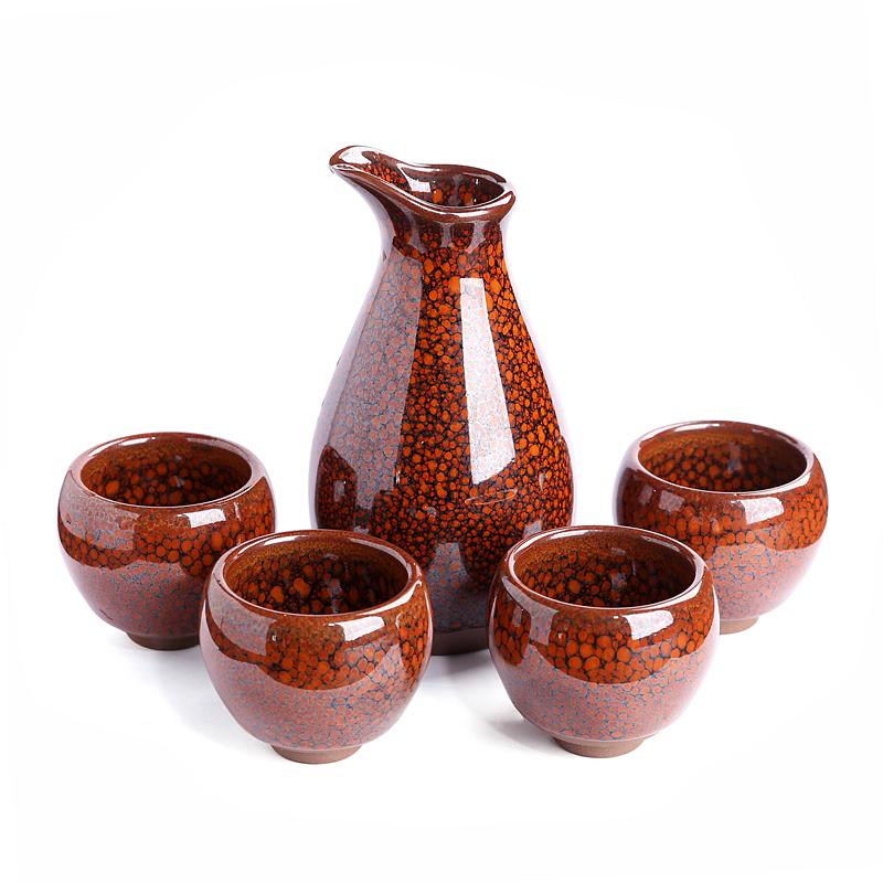 Orange Sake Set Sake Set Tenmokus