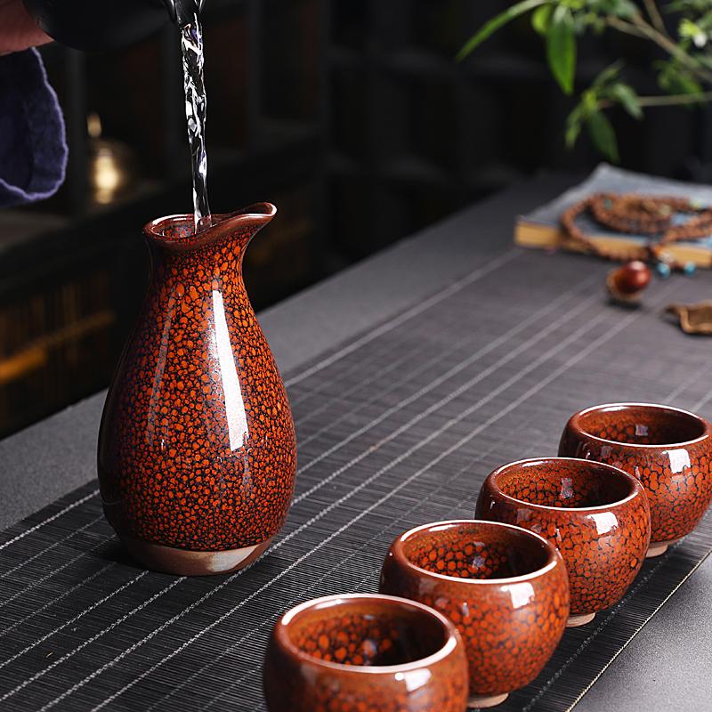 Orange Sake Set Sake Set Tenmokus