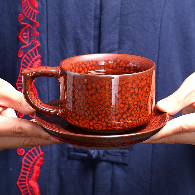 Orange Coffee Cup Coffee Cup Tenmokus