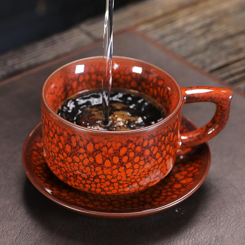 Orange Coffee Cup Coffee Cup Tenmokus