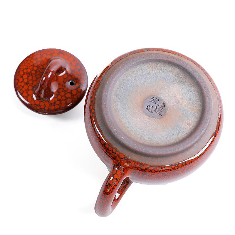 Orange Teapot Teapot Tenmokus