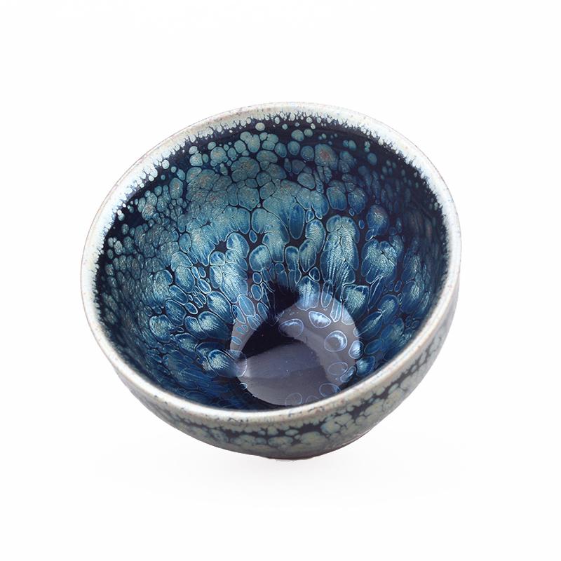 Peacock Tea Cup Tenmokus