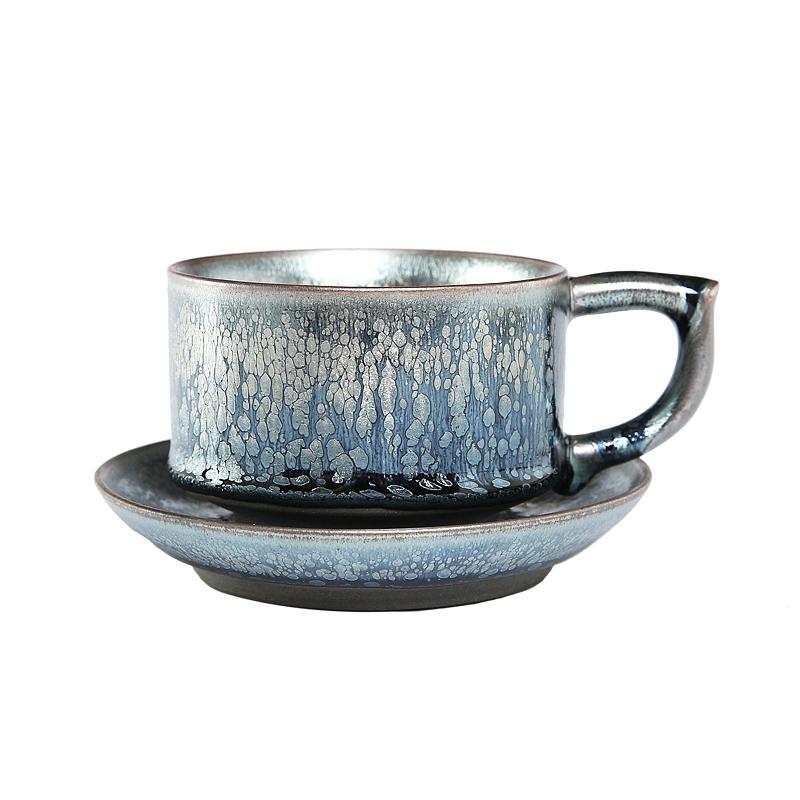 Raindrops Coffee Mug Tea Cup Tenmokus