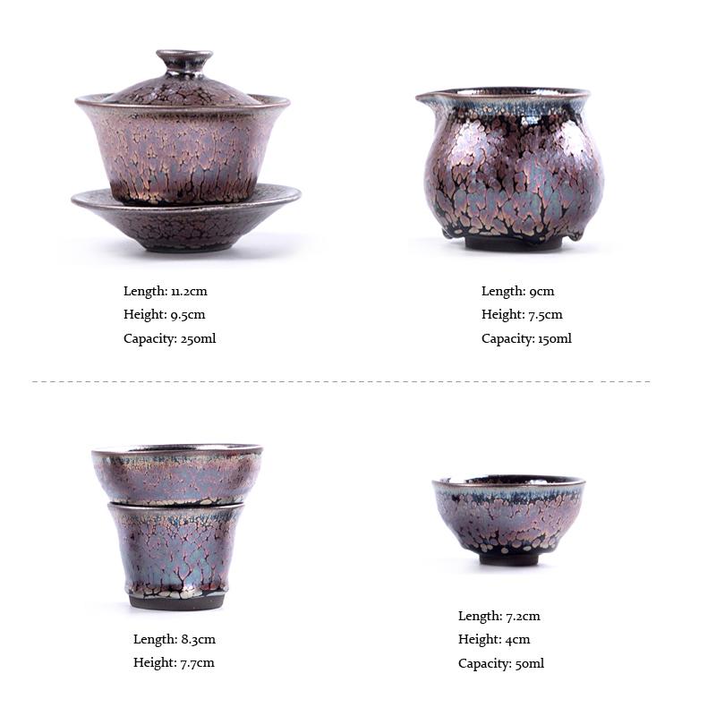 Succulent Tea Set Tea Set Tenmokus