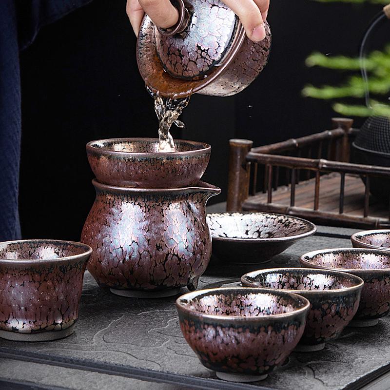 Succulent Tea Set Tea Set Tenmokus