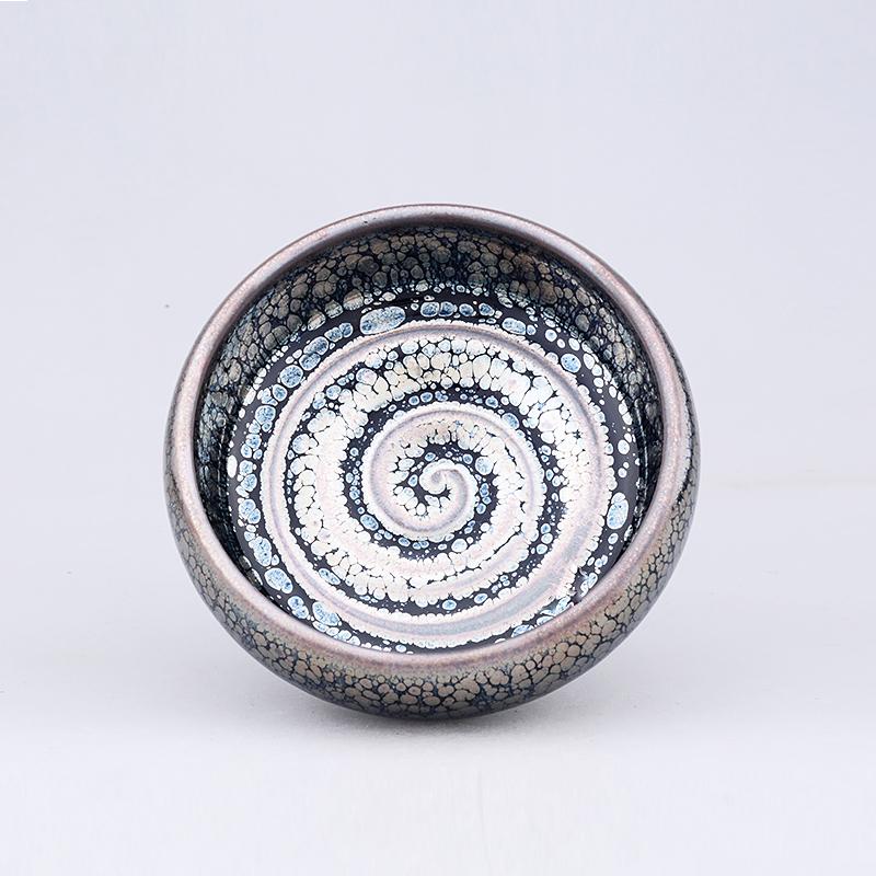 Swirl Tea Cup Tenmokus
