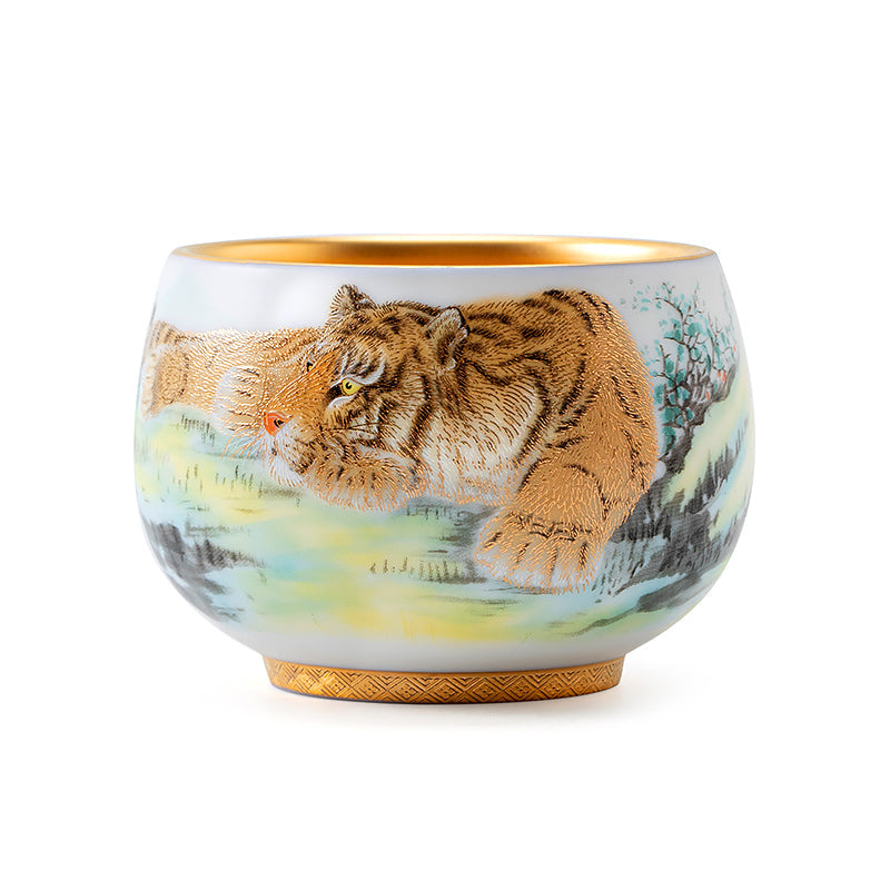 The Tiger Tea Cup Tenmokus