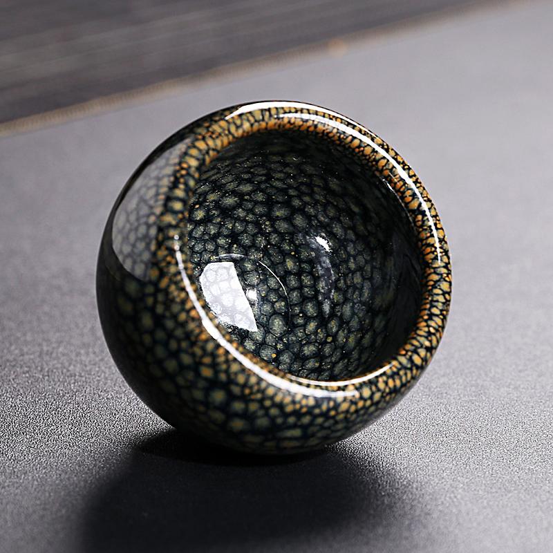 Cells Glazed Sake Set – Tenmokus