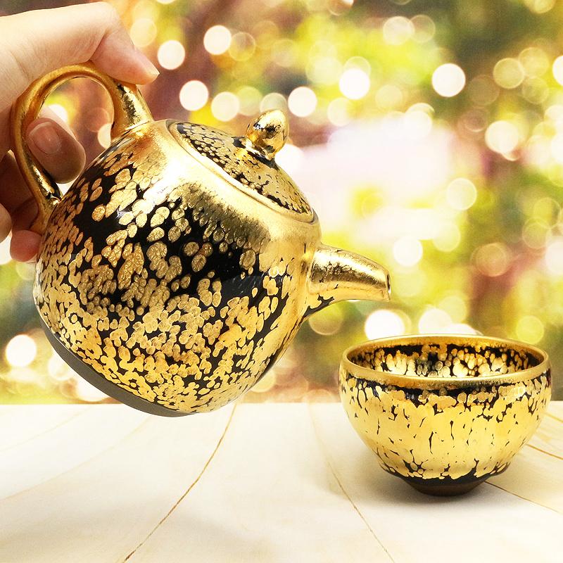 Gold Teapot Teapot Tenmokus