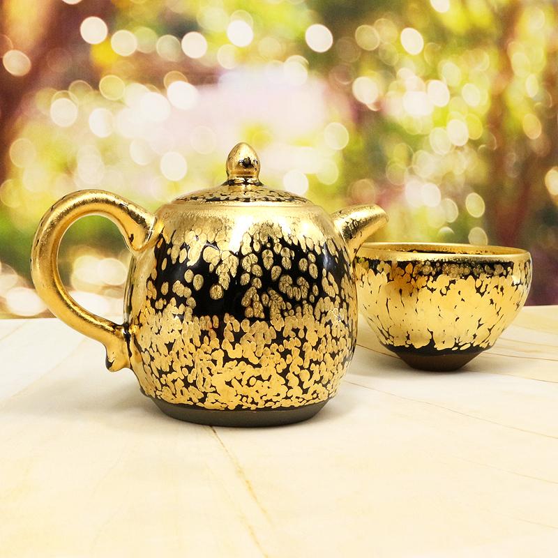Gold Teapot Teapot Tenmokus