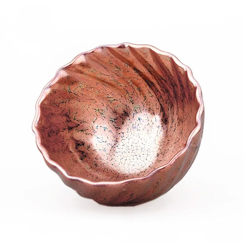 Rose Gold Tea Cup Tenmokus