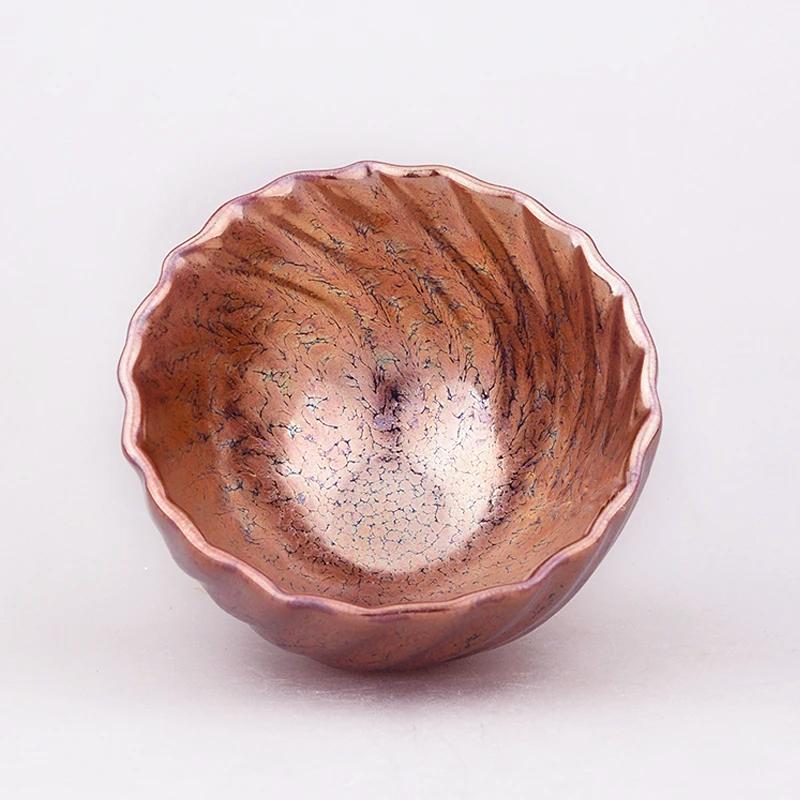 Rose Gold Tea Cup Tenmokus
