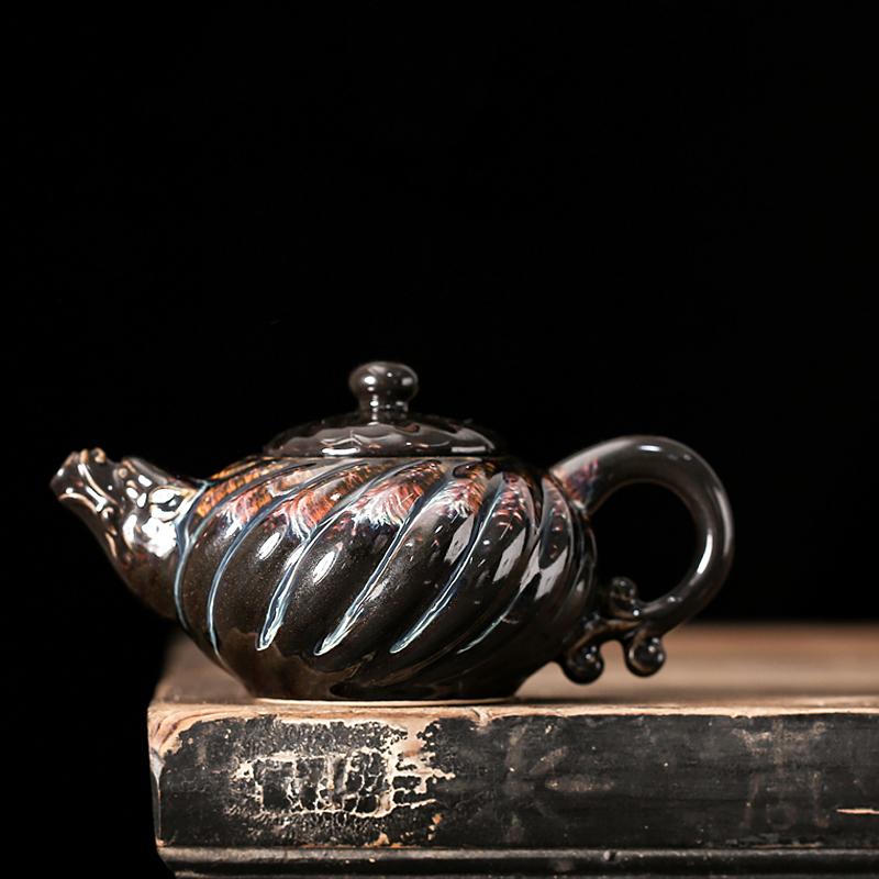 Palm Teapot Teapot Tenmokus