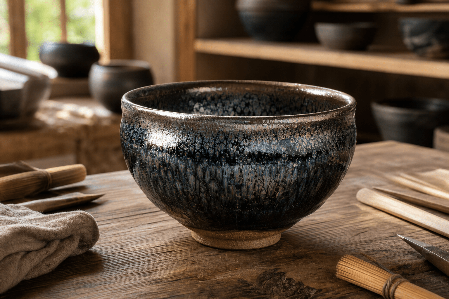 Tenmoku’s Second Life: A Japanese Artisan’s Kiln-Fired Legacy