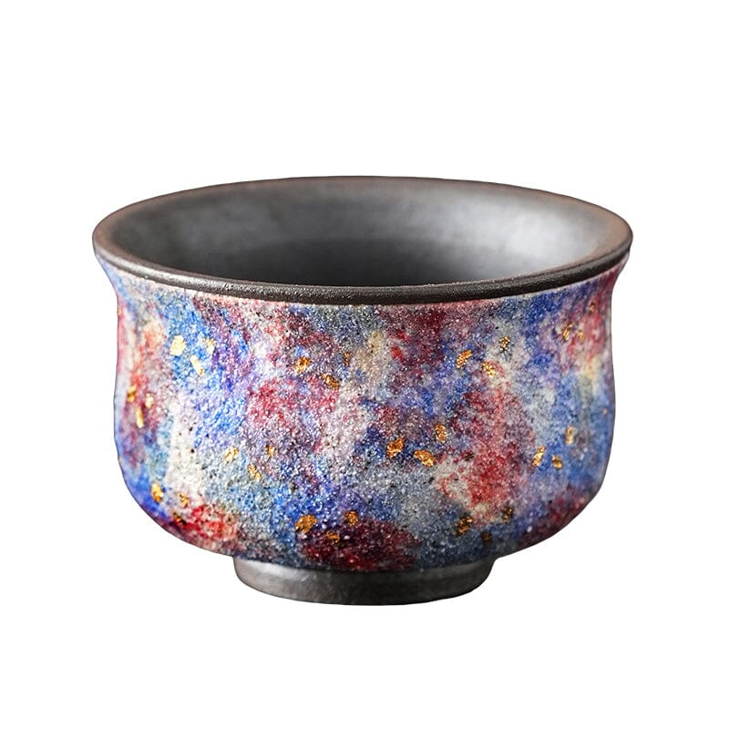 Blaze Sparks Tea Cup Tenmokus