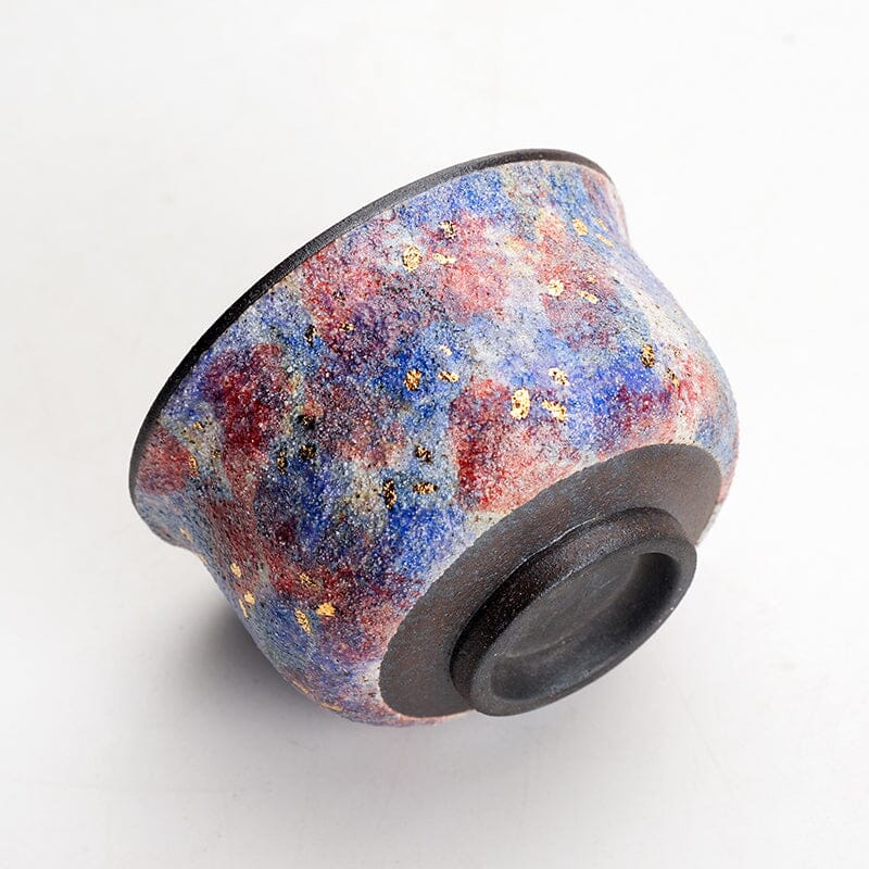 Blaze Sparks Tea Cup Tenmokus