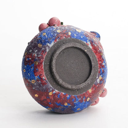 Blaze Sparks Teapot Tenmokus