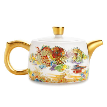 Colorful Dragon Teapot Tenmokus product image